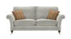 Large 2 Seater Sofa. Paris Damask Silver- Grade B